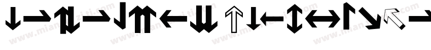 Motorway W01 SemiBo字体转换